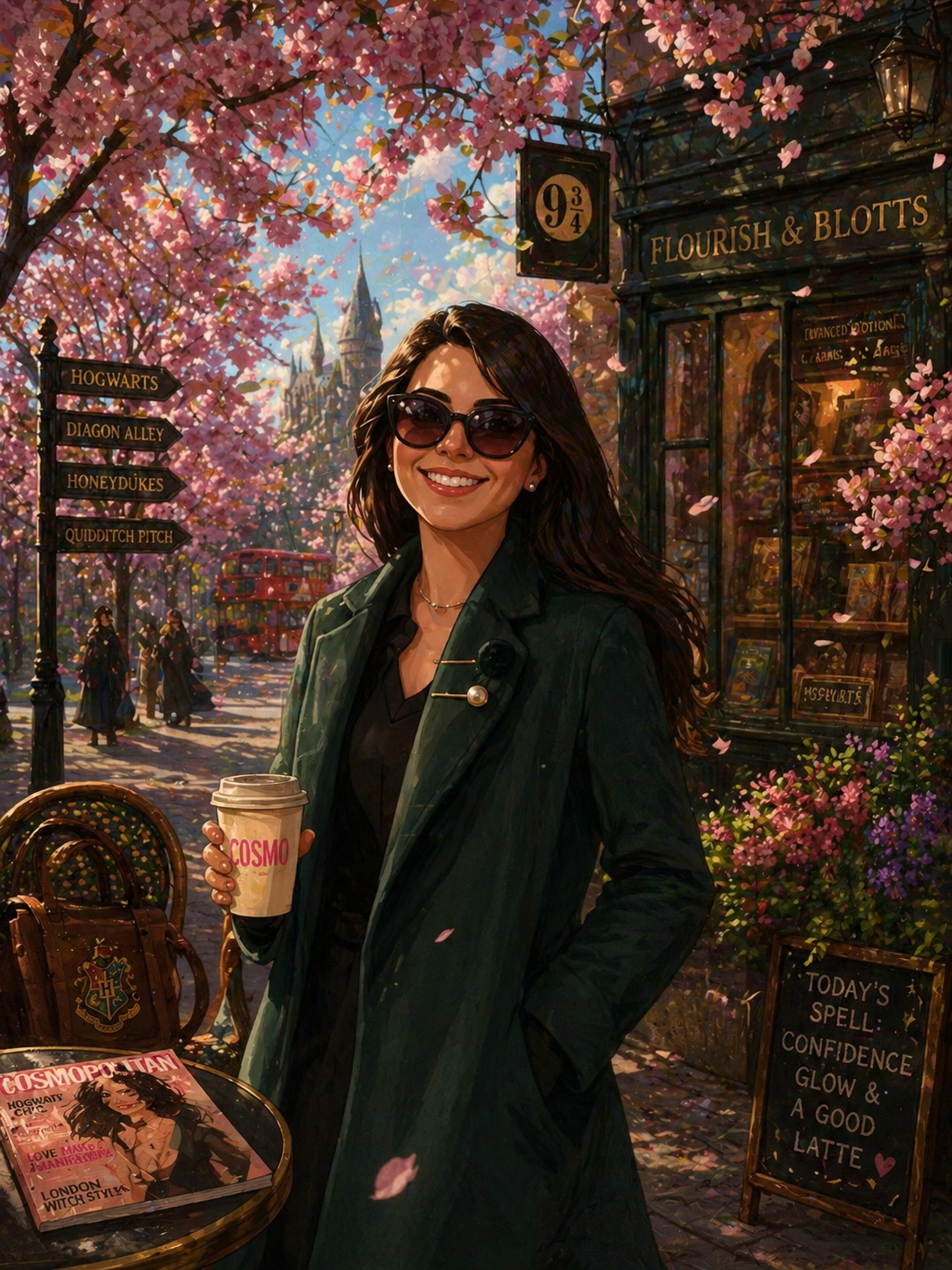 Stylized portrait of Nafisa Mirzojamshedsoda